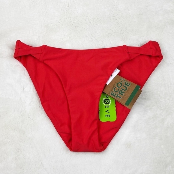 NWT Volcom Simply Seamless Hipster Bikini Bottoms in Pistol Punch - Picture 8 of 10